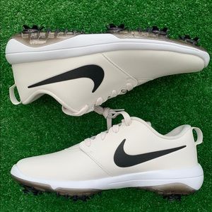 Nike Roshe G tour golf cleats white cream